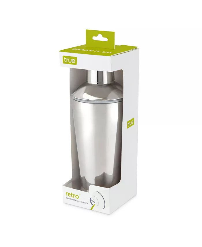 True Brands Retro Cocktail Shaker 24 Oz