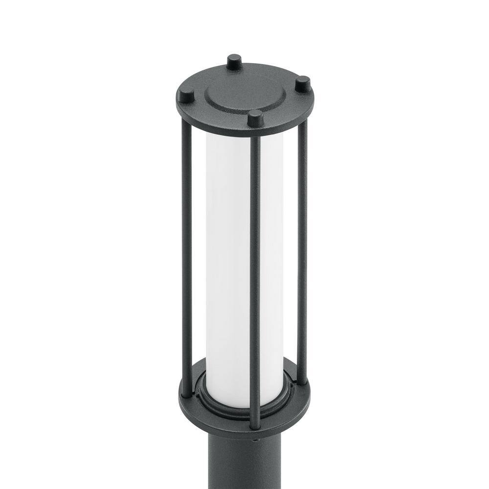 Hampton Bay Low Voltage Landscape Black Landscape Path Light with 1.4-Watt 100 lumen Integrated LED LBO-N1BL3000K6B