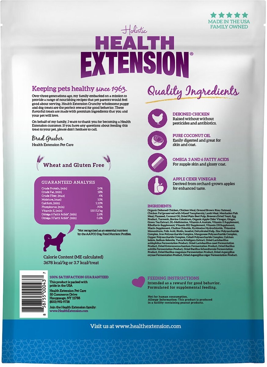 Health Extension Small Heart-Shaped Dog Treats