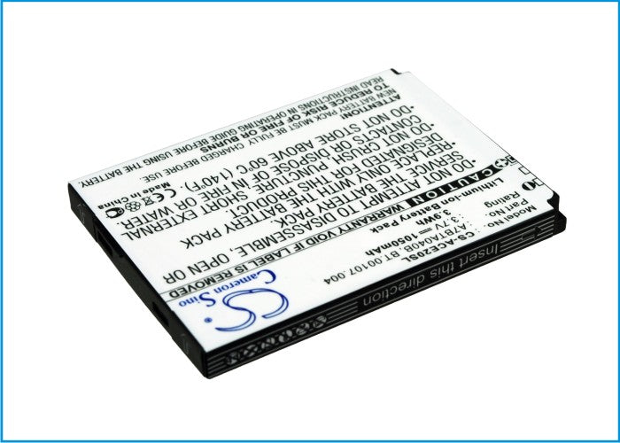 Acer beTouch E200 L1 Replacement Battery BatteryClerkcom Mobile Phone