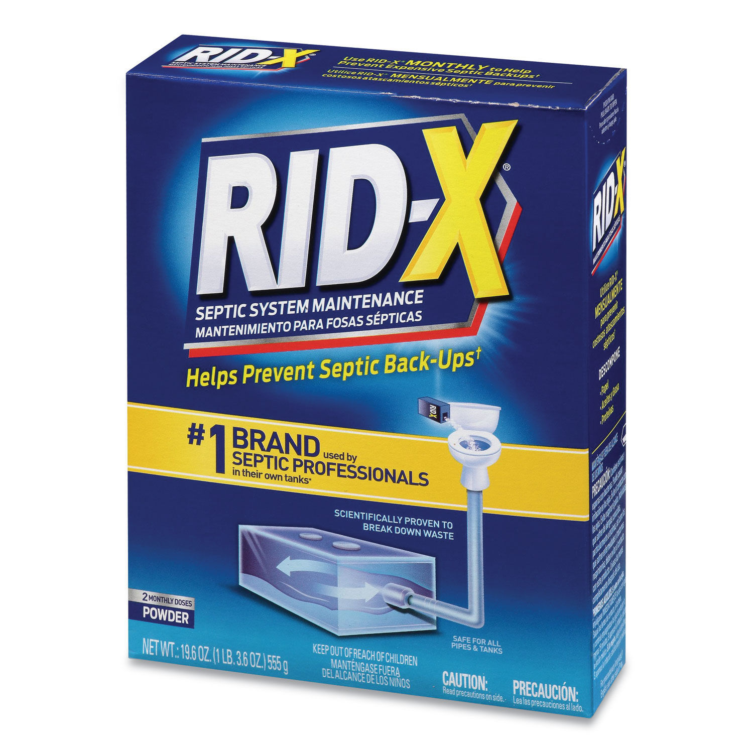 Septic System Treatment Concentrated Powder by RID-Xandreg; RAC80307