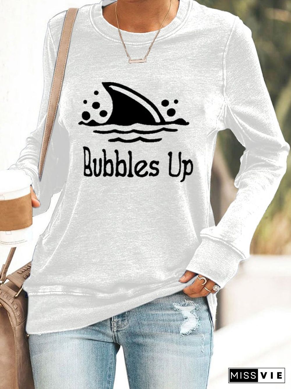 Women's Bubbles Up Jimmy Print Sweatshirt