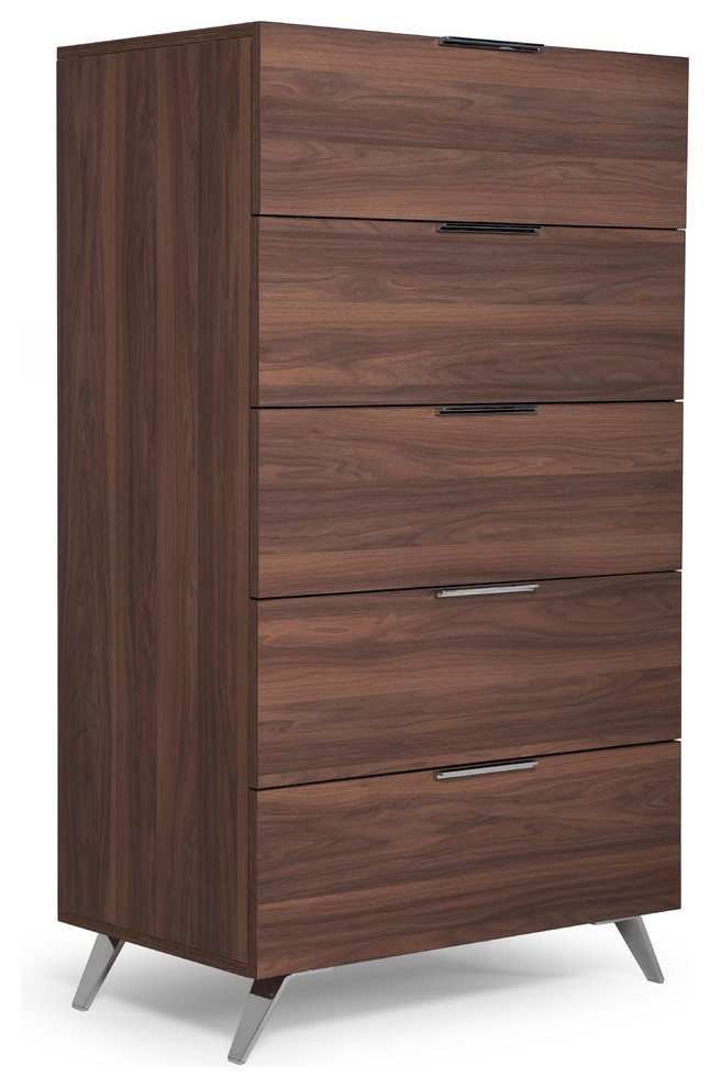 Nova Domus Brooklyn Italian Modern Walnut Chest   Contemporary   Accent Chests And Cabinets   by Vig Furniture Inc.  Houzz