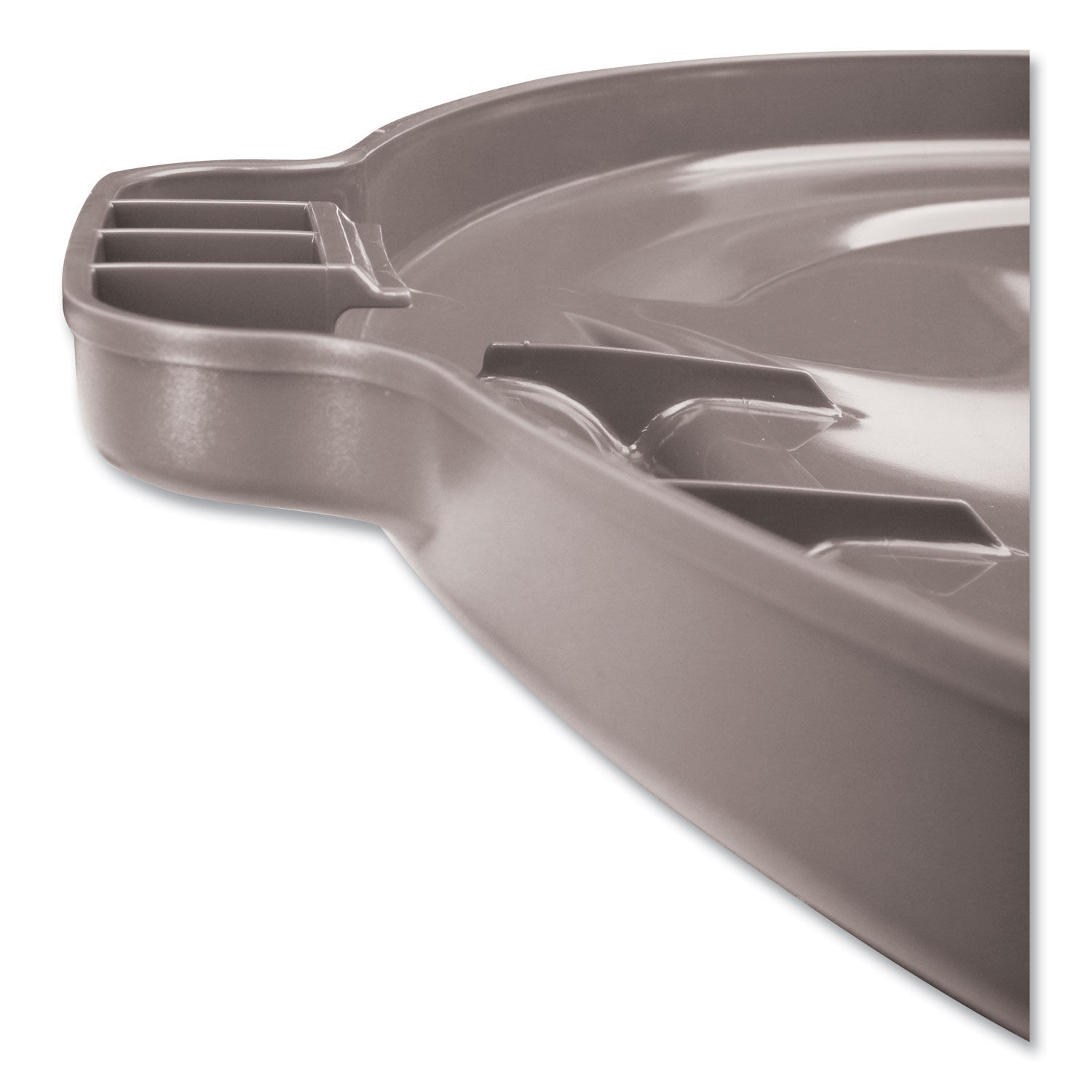 Round Flat Top Lid by Rubbermaidandreg; Commercial RCP263100GY