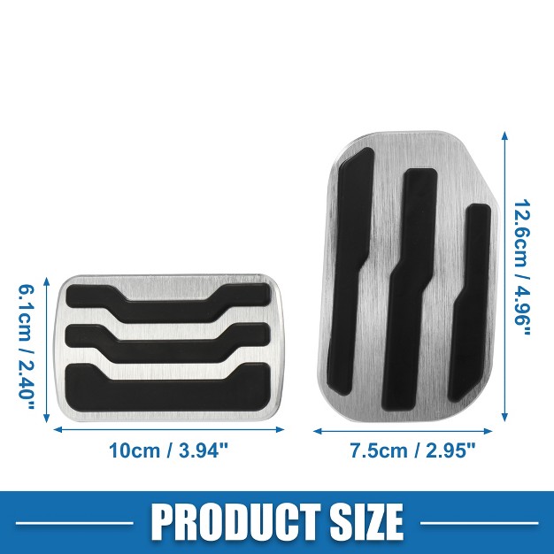 Unique Bargains Aluminum Alloy Gas Brake Foot Pedals Cover For Ford F 150 2015 2020