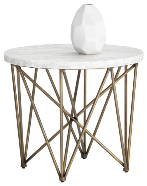 Roman Side Table   Modern   Coffee And Accent Tables   by Rustic Home Furniture Deco  Houzz