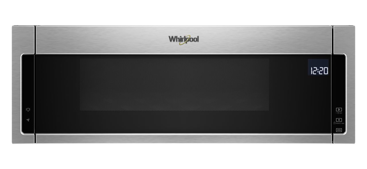 Whirlpool 1.1 Cu. Ft. Fingerprint Resistant Stainless Steel Low Profile Microwave Hood Combination