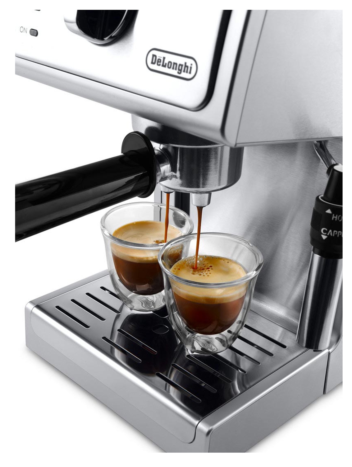 DeLonghi Manual Stainless Steel Espresso/Cappuccino Machine