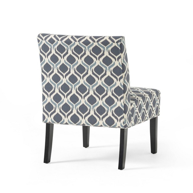 Saloon Fabric Print Accent Chair Christopher Knight Home