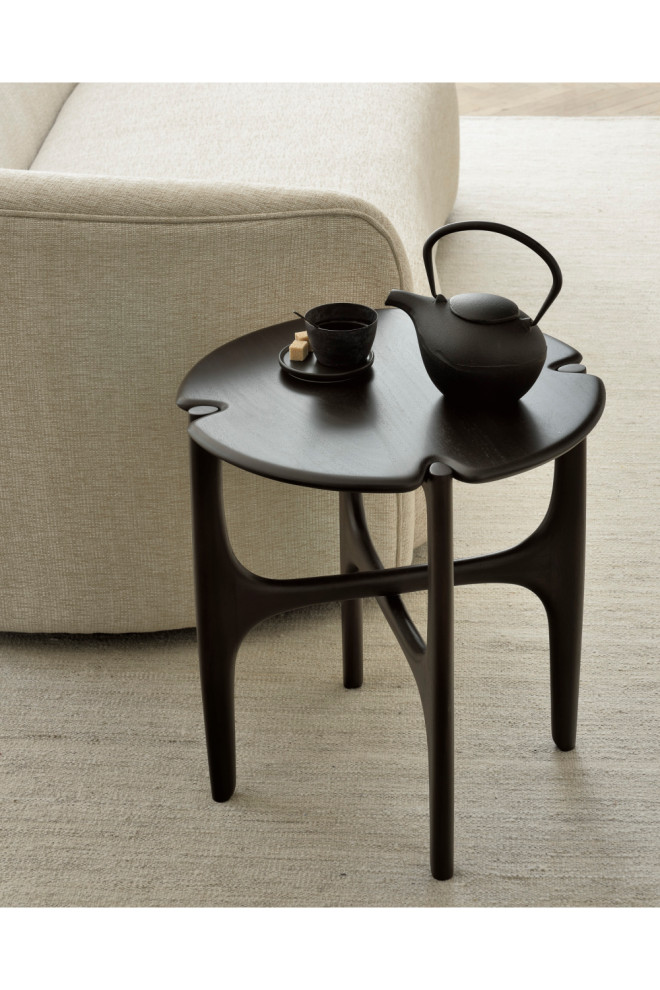 Varnished Round Side Table  OROA PI   Contemporary   Side Tables And End Tables   by Oroa   Distinctive Furniture  Houzz