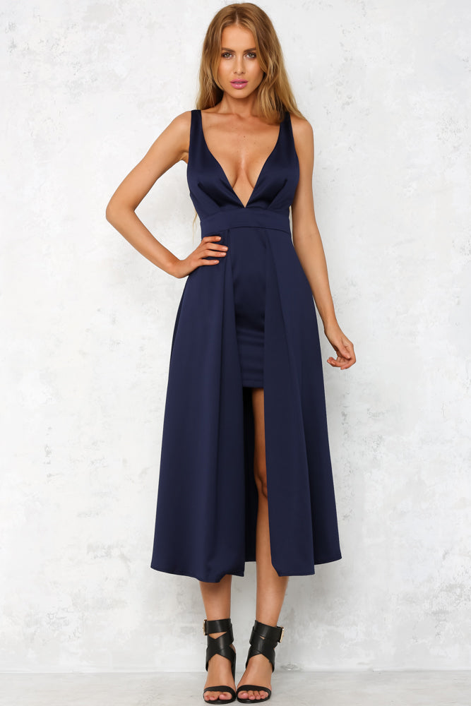 No Vacancy Maxi Dress Navy