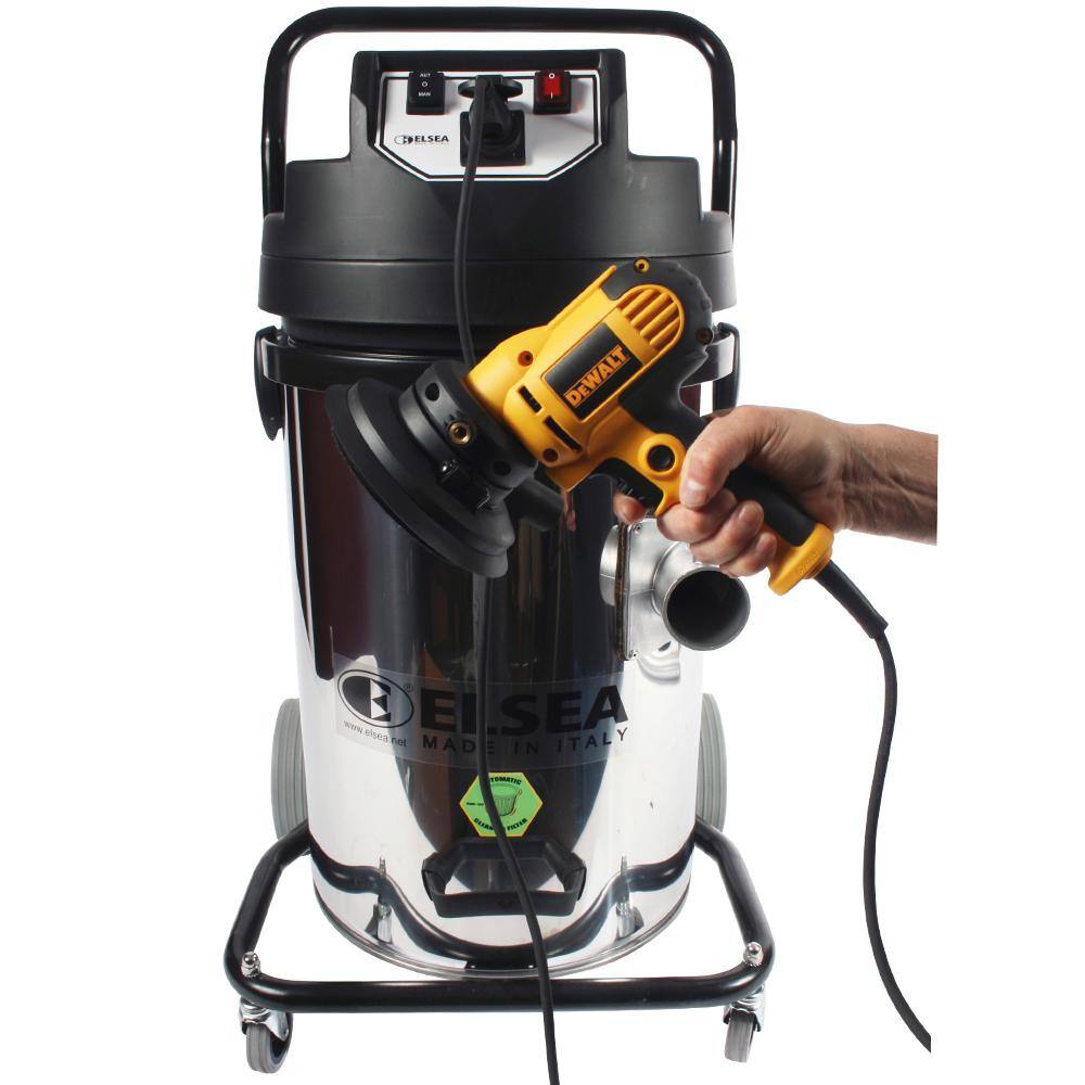 Cen-Tec 20 Gal. Trantor Industrial 2-Motor Canister Vacuum with Filter Shaker and 25 ft. High Reach Attachment Package 95105