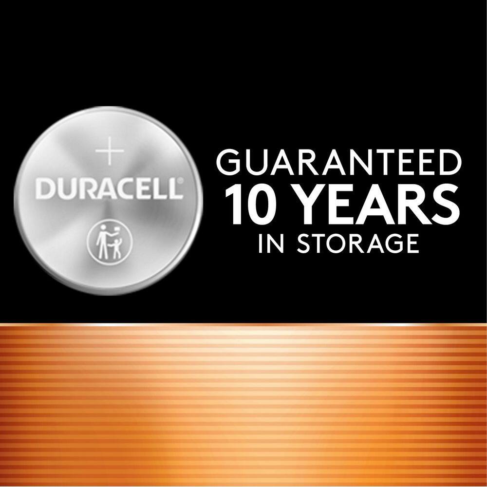 Duracell CR2025 3V Lithium Battery 2 Count Pack Bitter Coating Helps Discourage Swallowing 004133303535