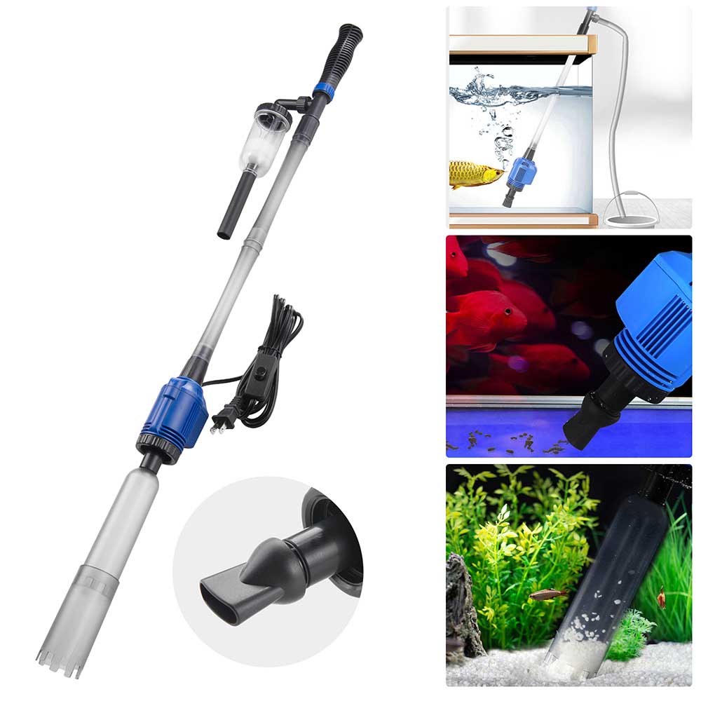 Yescom Electric Aquarium Vacuum Gravel Cleaner 3 in 1