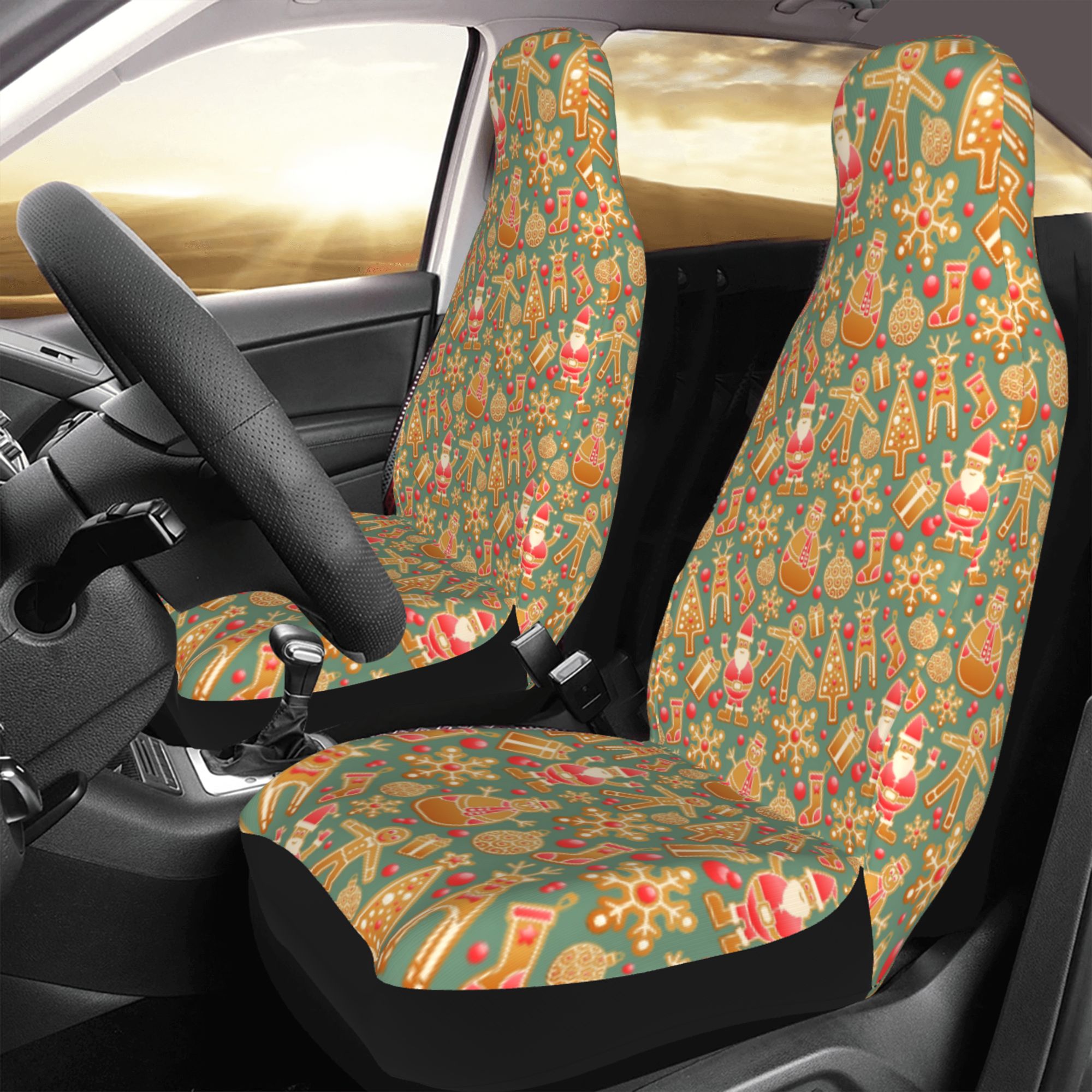 ZICANCN Car Seat Cover Pattern Seamless Car Front Seat Covers Protectors ， Automotive Seat Covers for Cars Trucks Suv