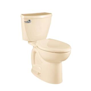 American Standard Cadet 2-piece 1.6 GPF Single Flush Elongated 3-Powerwash Compact Chair Height Toilet in Bone Seat Not Included 270FA001.021