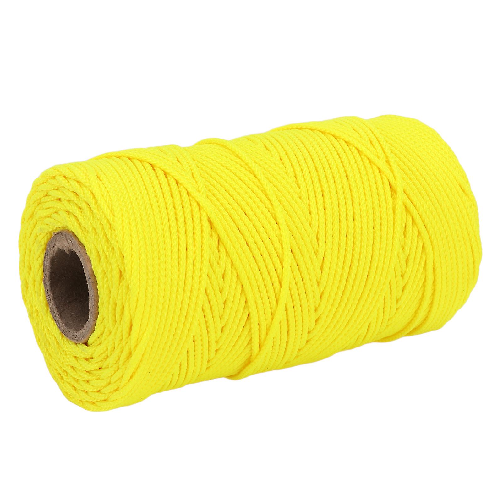 Diving Reel Line Replacement Wearproof Underwater Finger Spool Reel Round Line Fluorescent Yellow83m / 90.8yd