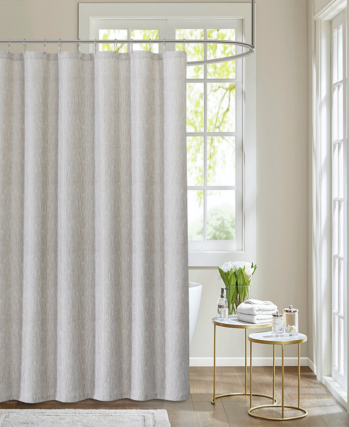 Dainty Home Moderna Shower Curtain 70 W x 72 L