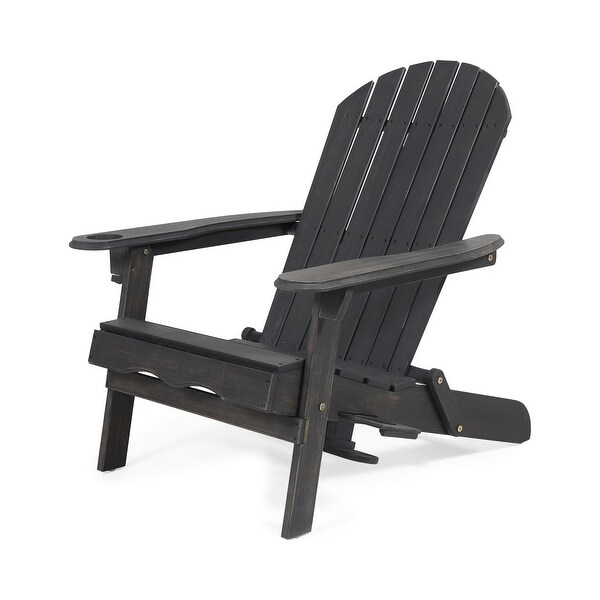 Bellwood Acacia Wood Folding Adirondack Chair by Christopher Knight Home