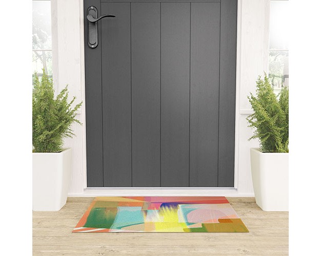 Sewzinski The Second Door Welcome Mat Society6