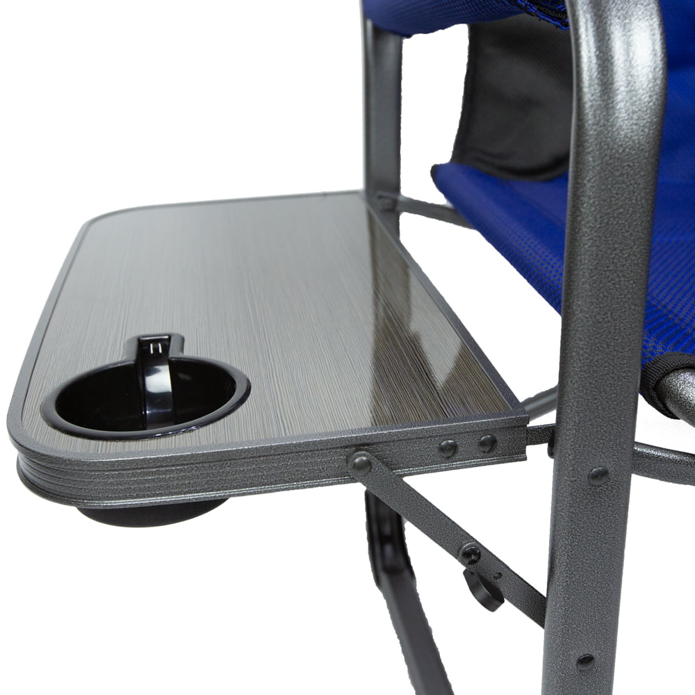 Ozark Trail Camping Director Chair XXL, Blue, Adult