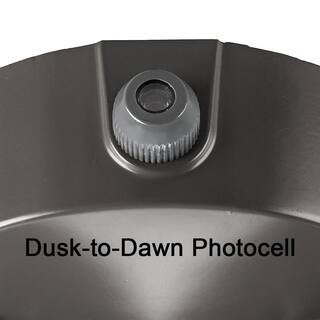 ETi 3 Head Dusk to Dawn Sensor Bronze Exterior Outdoor LED Flood Light Security Light 1800 to 3600 Lumens 4000K Wet Rated 51403141