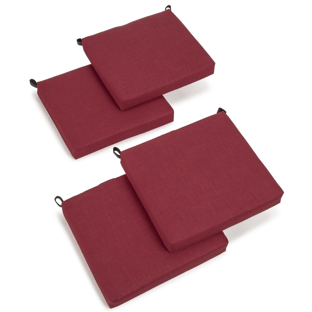 20 inch by 19 inch Outdoor Chair Cushions (Set of 4)   20 x 19