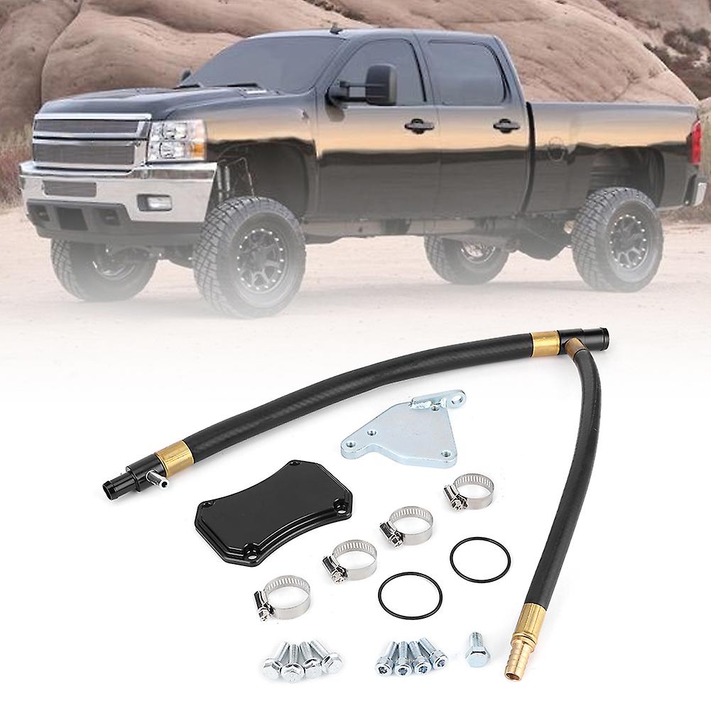 Egr Valve Cooler Delete Kit Fit For Gmc Duramax 2011-2015 6.6l Lml Diessl