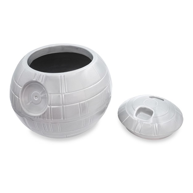 Ukonic Star Wars Death Star Ceramic Cookie Jar Container 9 75 Inches Tall