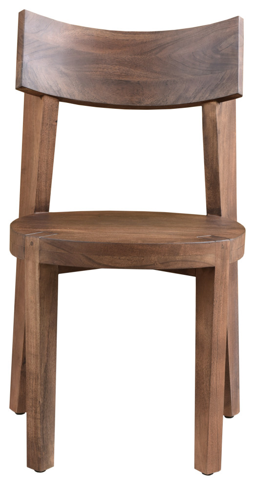 Arcadia Vinegar Brown Dining Chairs  Set of 2   Transitional   Dining Chairs   by Coast to Coast Imports  LLC  Houzz