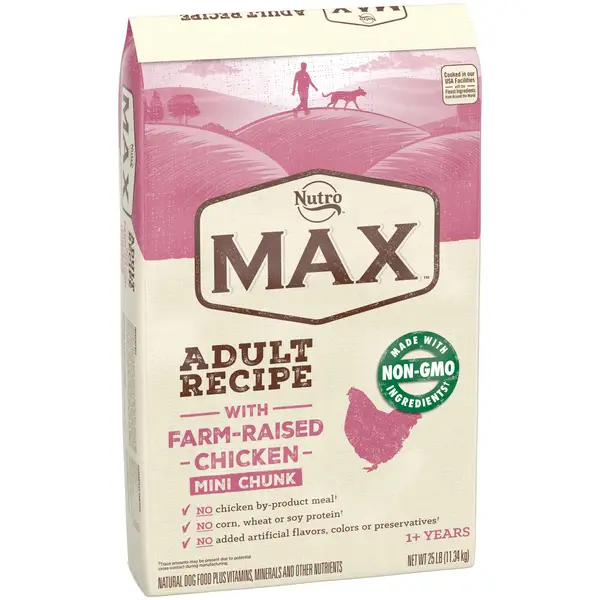 Nutro Max 25 lb Max Chicken Mini Chunk Adult Dog Food