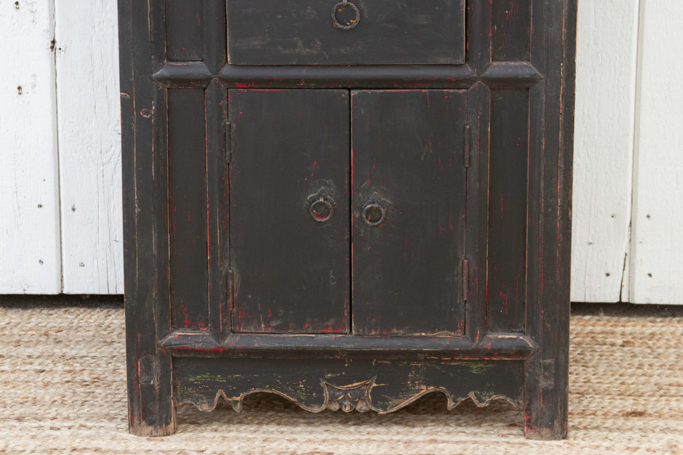 Midnight Black Chinese Cabinet   Asian   Accent Chests And Cabinets   by De cor  Houzz