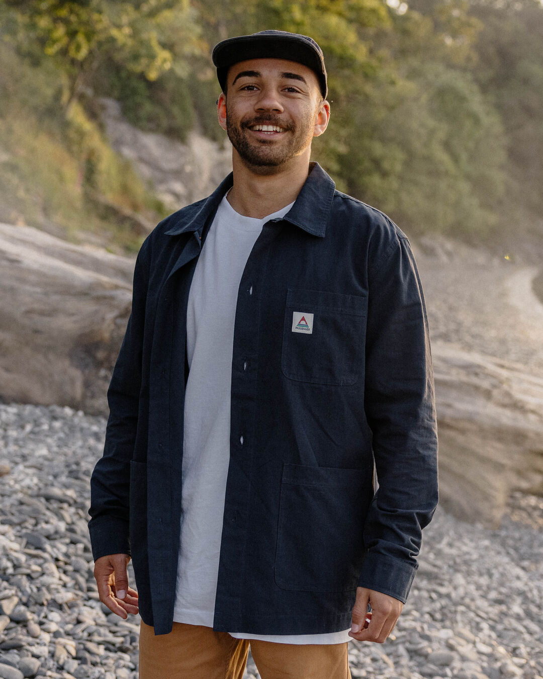 Balsa Organic Cotton Overshirt - Deep Navy