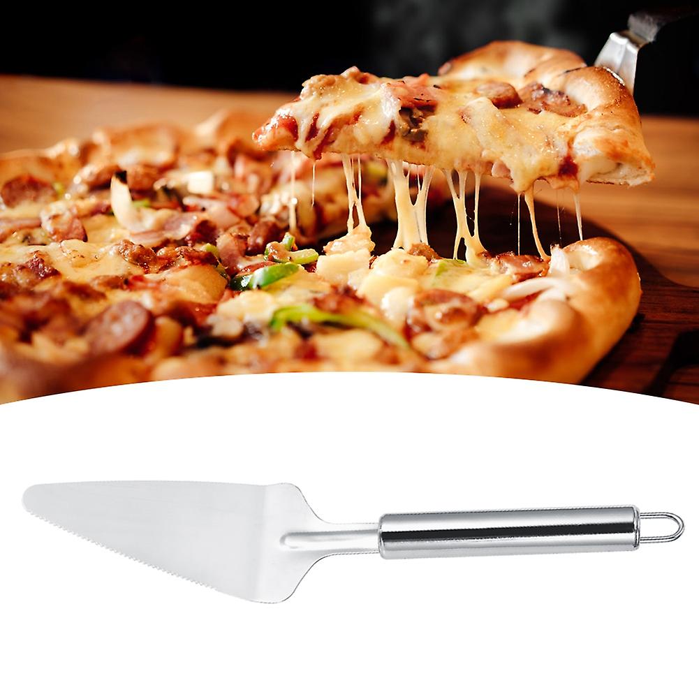 2Pcs Stainless Steel Multifunctional Triangular Pizza Cutter Shovel Spatula Kitchen Accessories