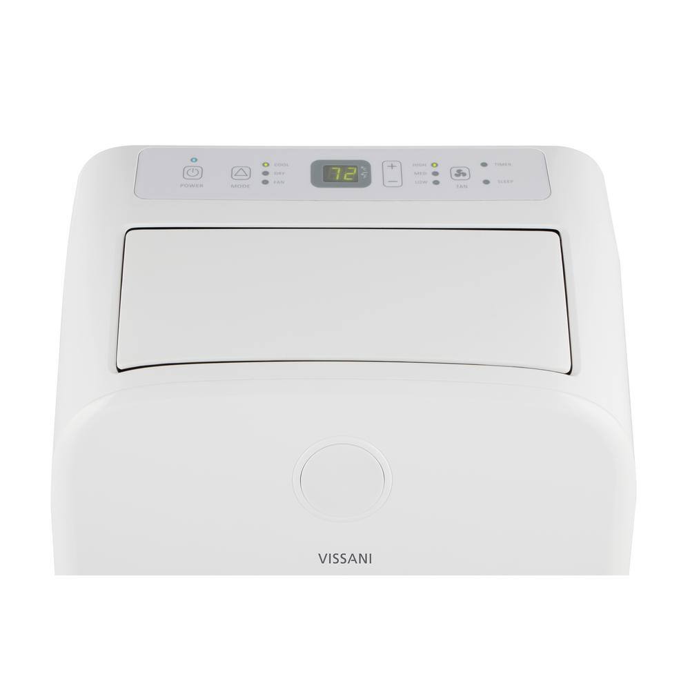 Vissani 8000 BTU Portable Air Conditioner in White VPA08