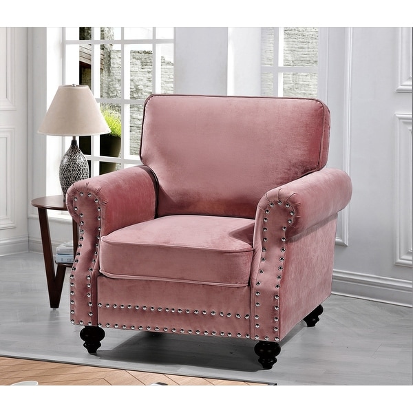 Ramos Nailhead Velvet Chair