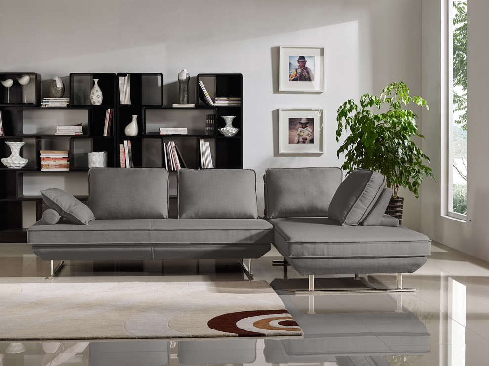 Diamond Sofa Dolce Lounge Seating Platforms Backrest Supports  2 Piece Set   Contemporary   Sectional Sofas   by HedgeApple  Houzz