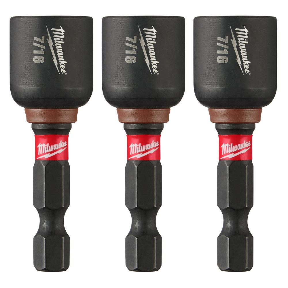 Milwaukee SHOCKWAVE 1-7/8 in. Magnetic Nut Driver 7/16 in. 49-66-4526 from Milwaukee