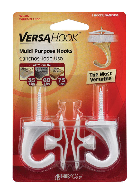 VERSA HOOK 75LB SM WHT