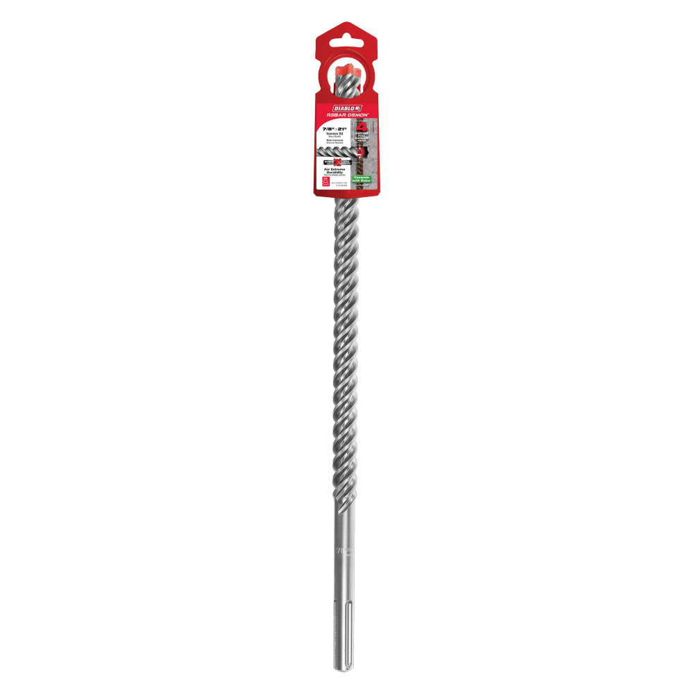 Diablo Tools 7/8 x 16 x 21 Rebar Demon SDS-Max 4-Cutter FCH Hammer Drill Bit