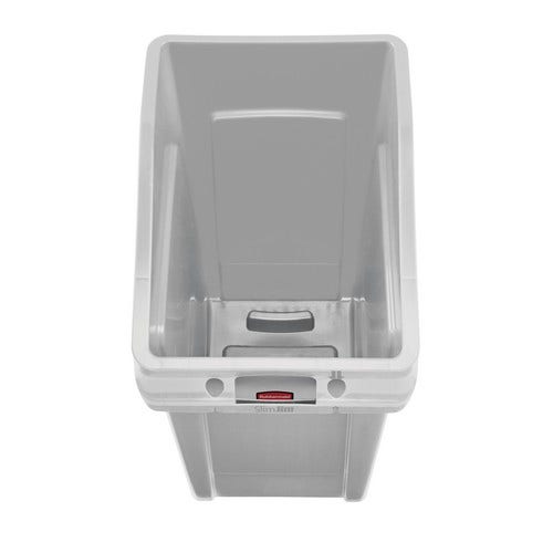 Rubbermaid 2026721 Slim Jim 23-Gallon Undercounter Trash Can， Gray