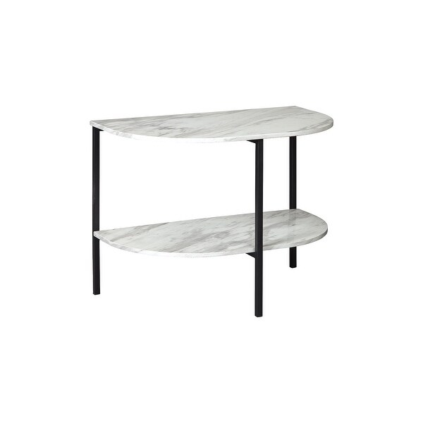 Signature Design by Ashley Donnesta Contemporary Gray/Black Chair Side End Table - 17