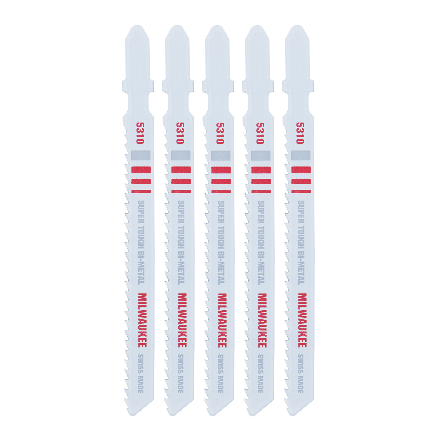 MW 4 in. Bi-Metal T-Shank Embedded cutting Jig Saw Blade 10 TPI 5 pk