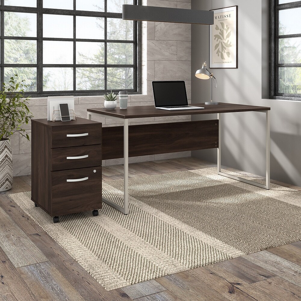 Hybrid 60W x 30D Computer Desk with Drawers by Bush Business Furniture