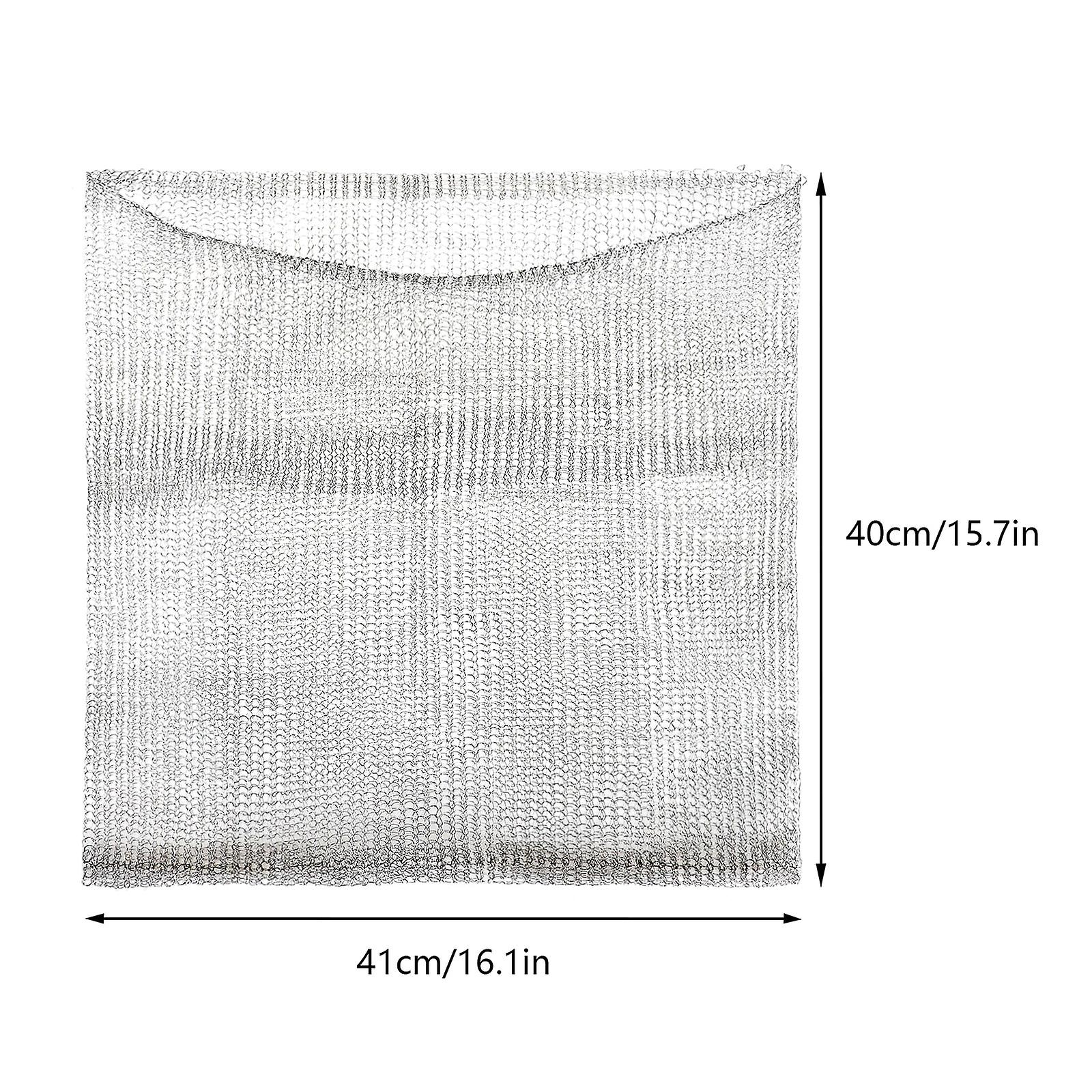 (18x16in) 304 Stainless Steel Mesh Bag For Plant Root Protection Knitted Stainless Steel Mesh Bag For Ground Mouse And Field Mouse Protection