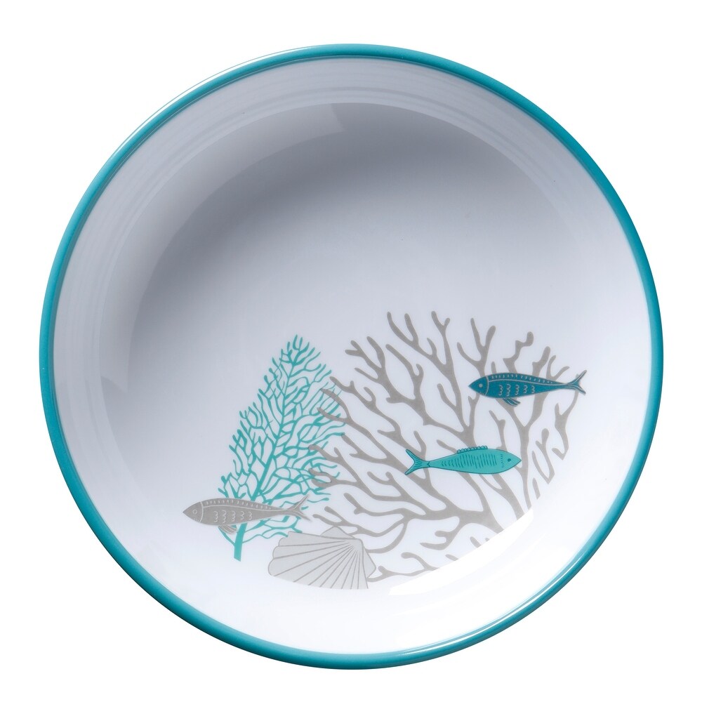 Coastal Melamine Tableware Set (Non Slip)