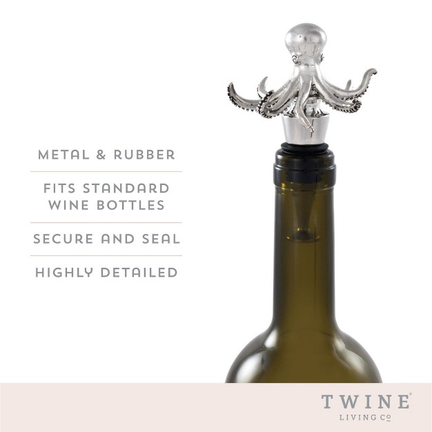 Octopus Bottle Stopper By Twine Living