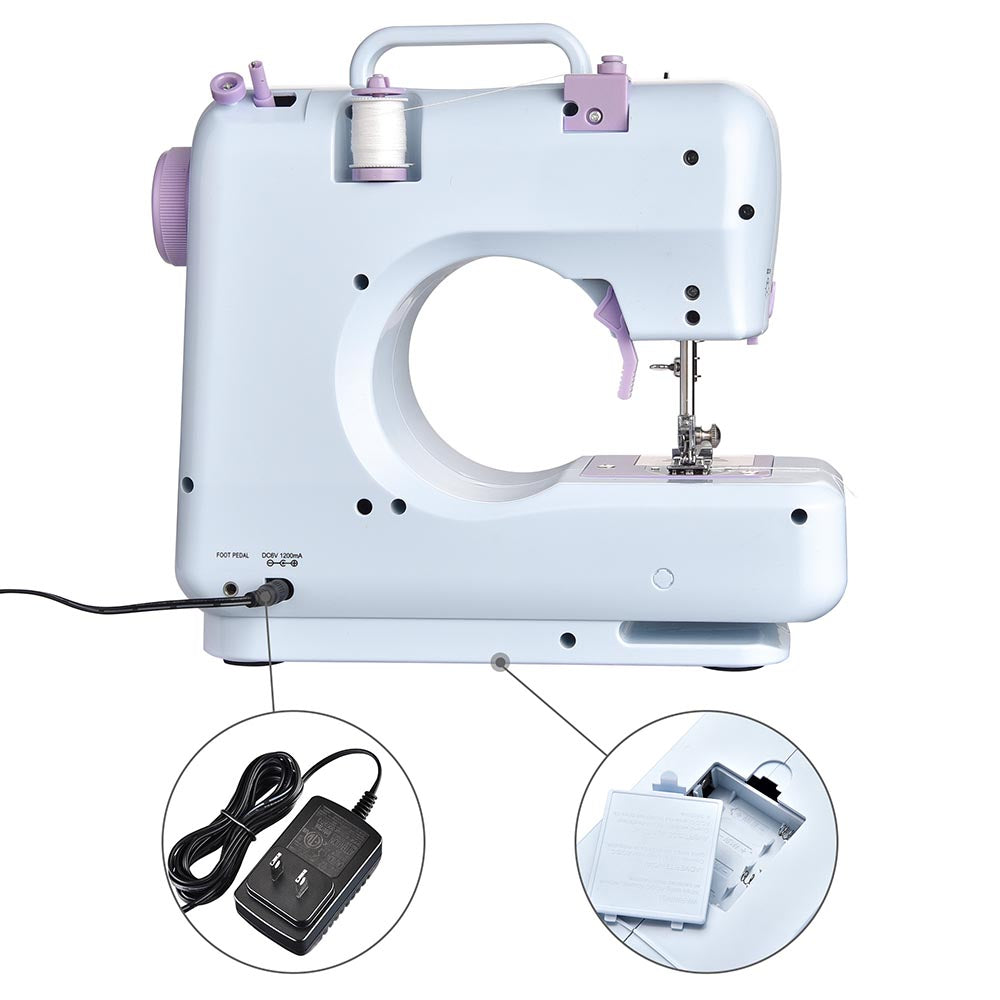 Yescom Portable Sewing Machine for Beginners Home 12 Stitches Pedal