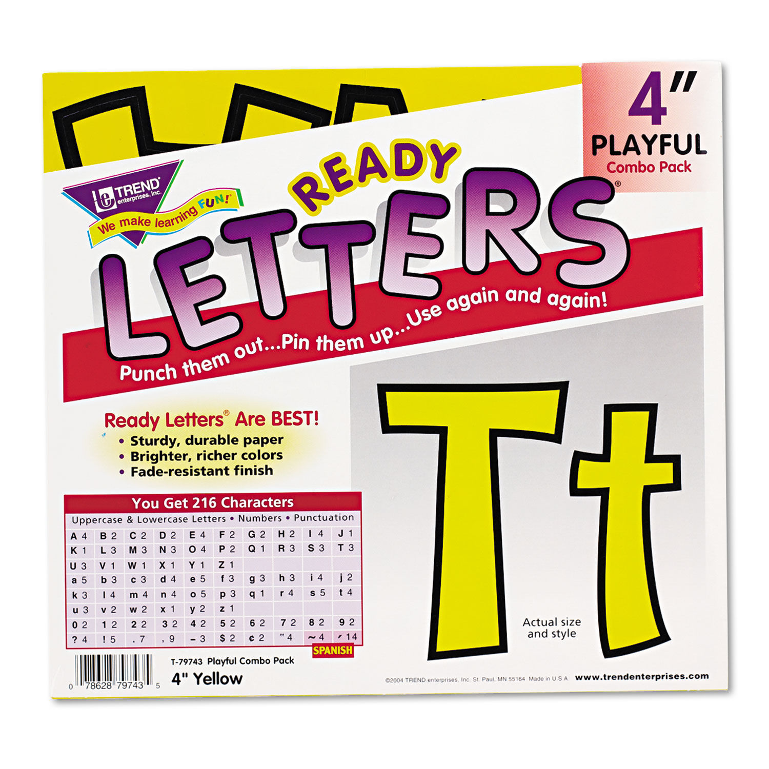 Ready Letters Playful Combo Set by TRENDandreg; TEPT79743