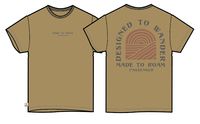 Sundown Recycled Cotton T-Shirt - Mustard Gold